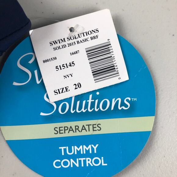 Bikini  tummy control NAVY  bottoms by  Swim Solutions  20 - Picture 5 of 6
